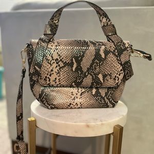 Snakeskin handbag